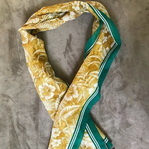 Ralph Lauren Tropical Floral Tiki Scarf Excellent Used Condition